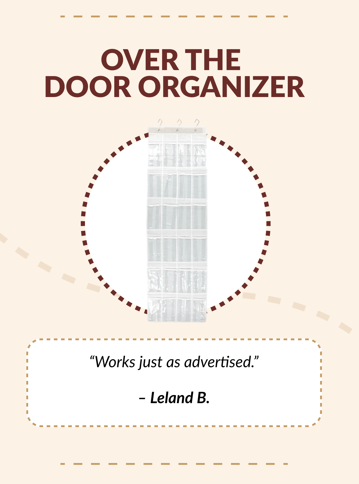 OVER THE DOOR ORGANIZER | 