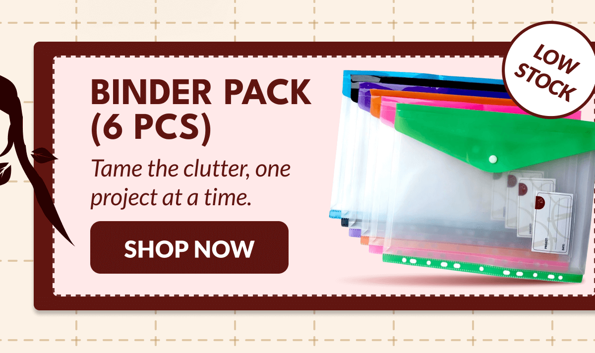 BINDER POCKET (6-PACК) | All your bias tape, finally tidy. [SHOP NOW]