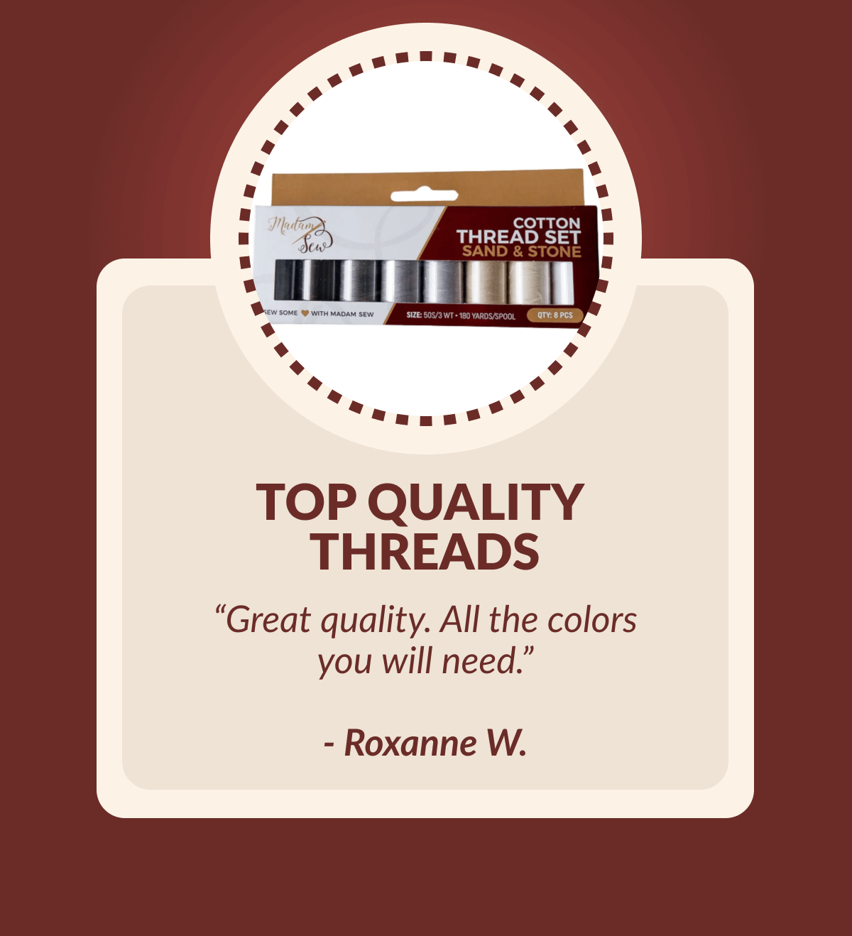 TOP QUALITY THREADS | 