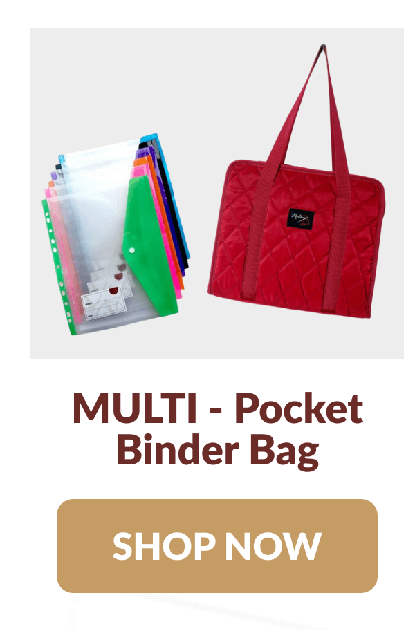 MULTI Pocket Binder Bag [Shop now]