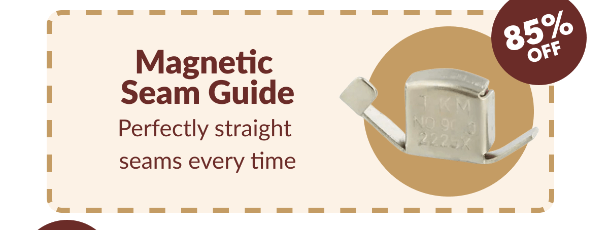 Magnetic Seam Guide | Perfectly straight seams every time