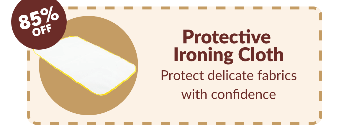 Protective Ironing Cloth | Protect delicate fabrics with confidence