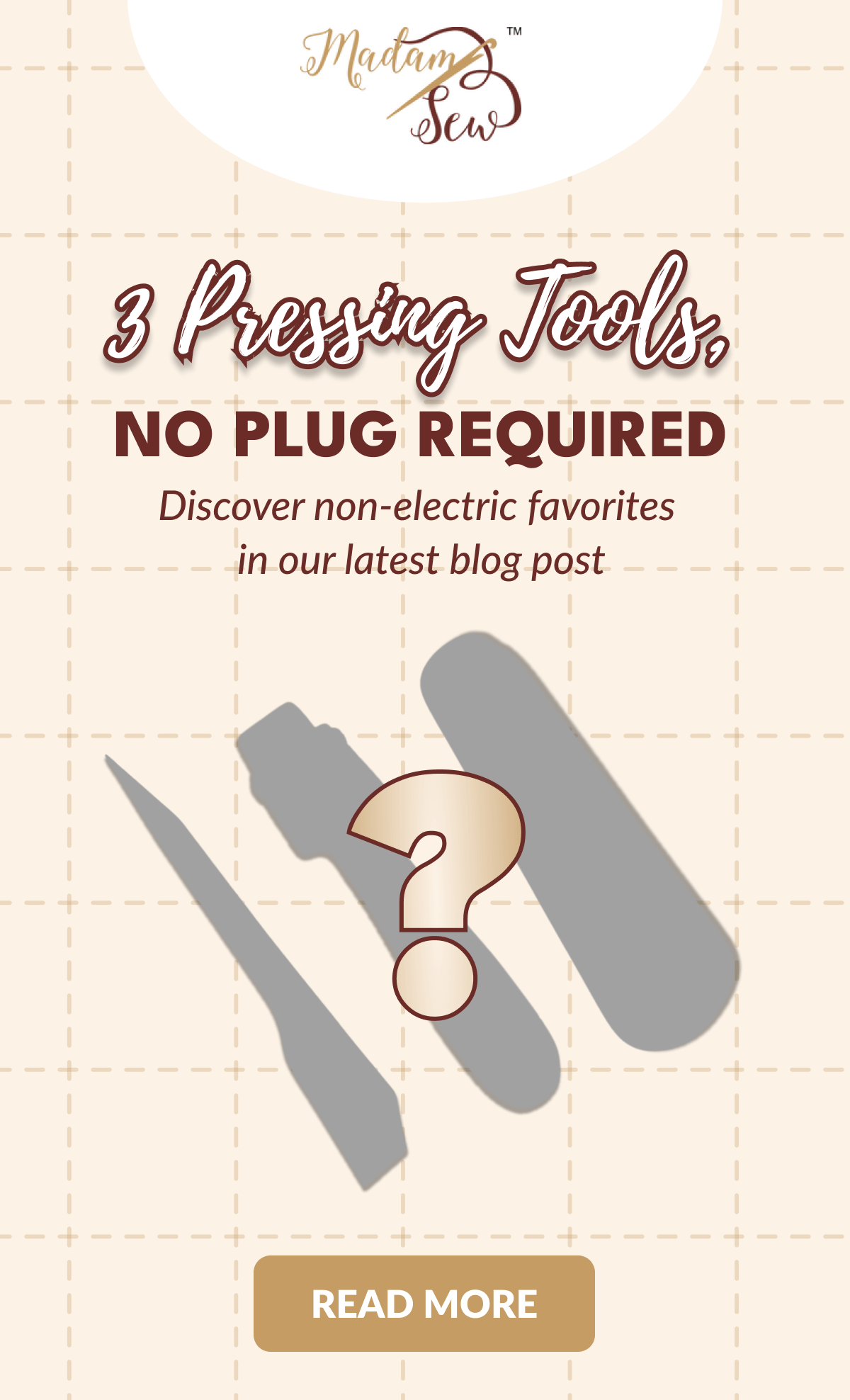 3 Pressing Tools | NO PLUG REQUIRED | Discover non-electric favorites in our latest blog post [READ MORE]
