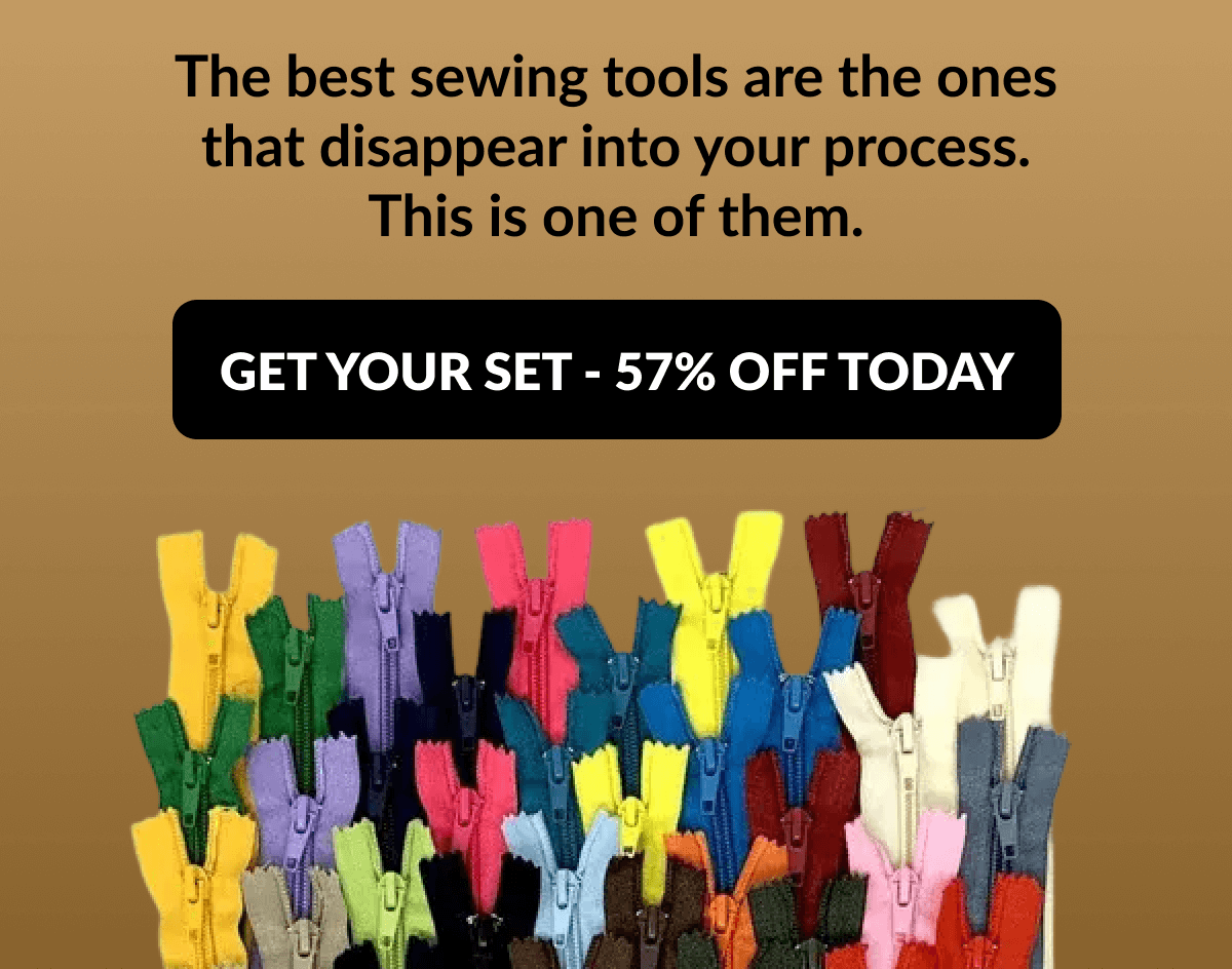 The best sewing tools are the ones that disappear into your process. This is one of them. [GET YOUR SET - 57% OFF TODAY]