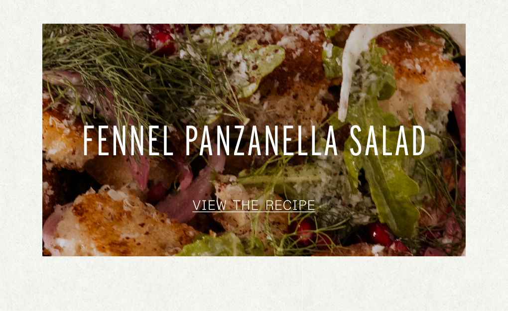 Fennel Panzanella Salad