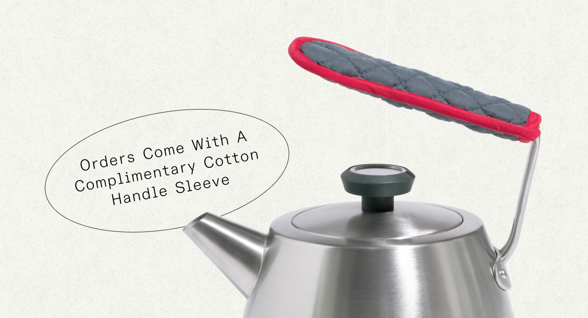 Comes with a complimentary cotton handle sleeve!