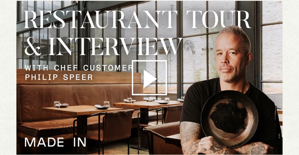 Restaurant & Interview with Chef Customer Philip Speer