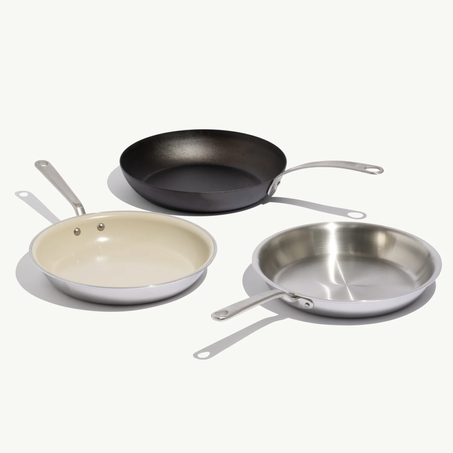 Image of Multi-Material Frying Pan Set | 12