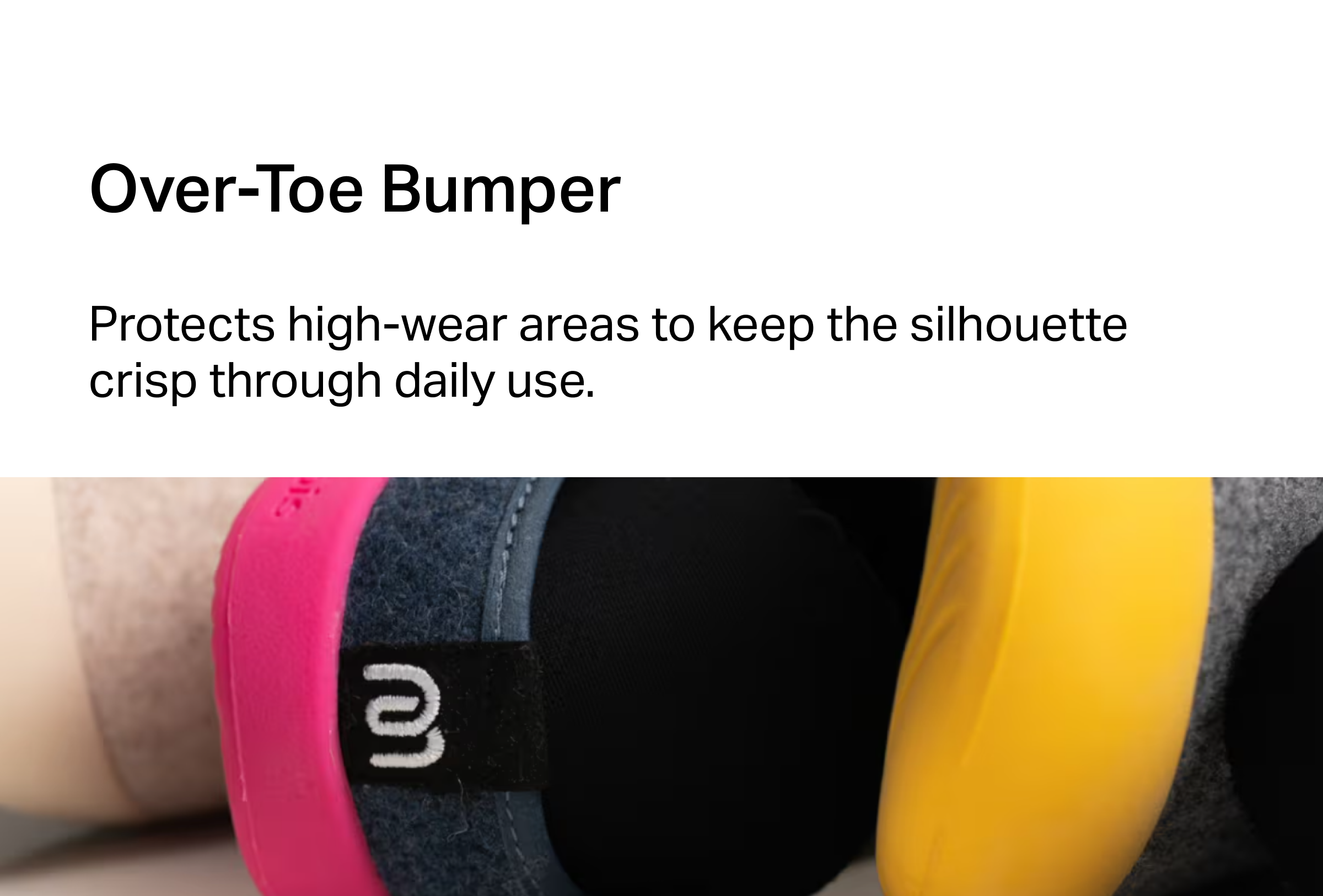 Over-toe bumper