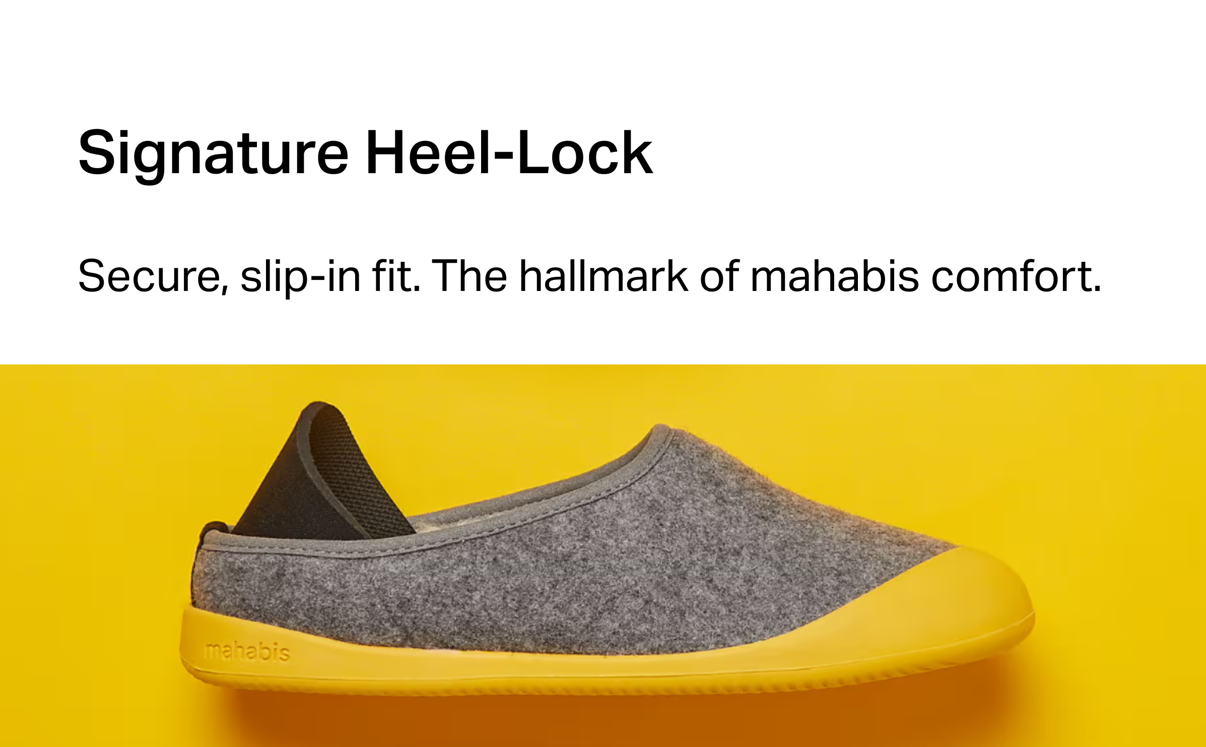 Signature Heel-Lock