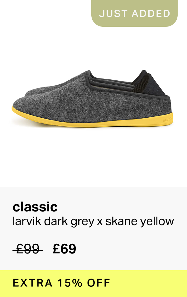 classic larvik dark grey x skane yellow