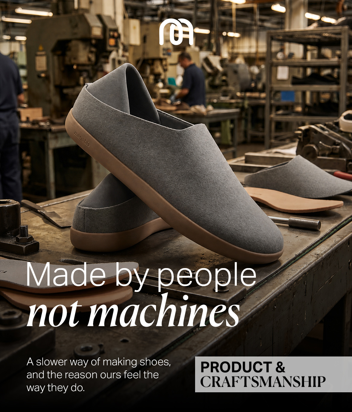 Made by people, not machines.