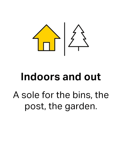 Indoors and out - a sole for the bins, post and garden