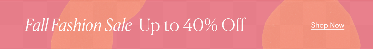 Fall Fashion Sale