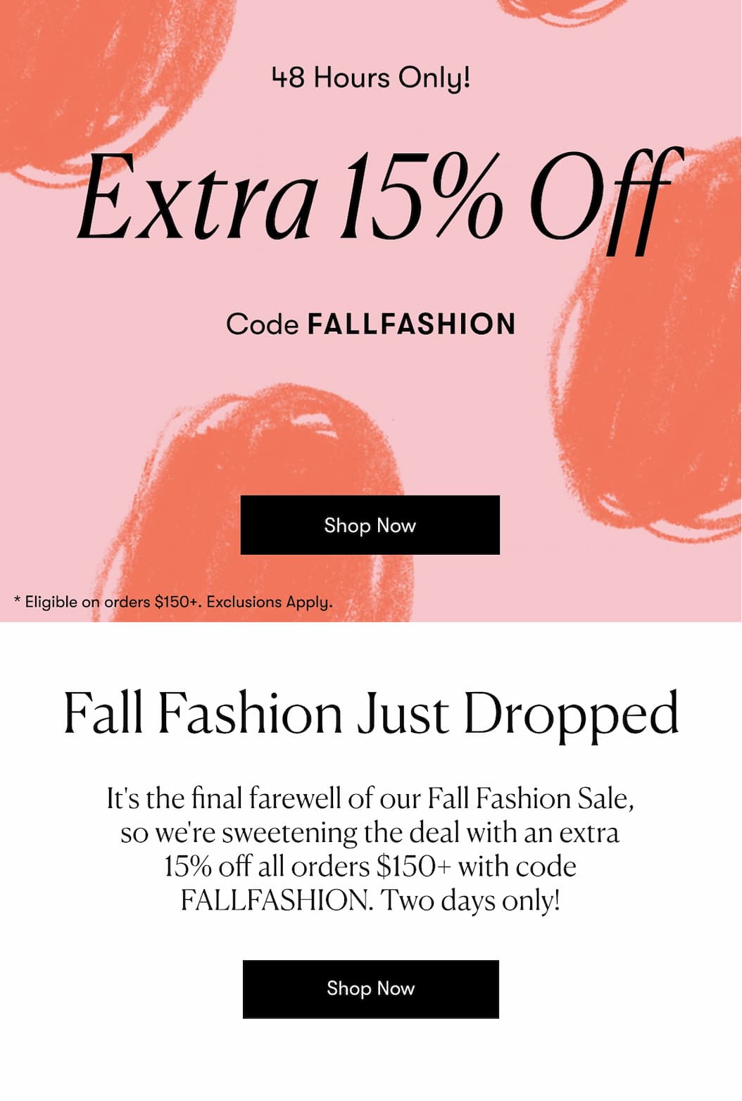 Extra 15% Off