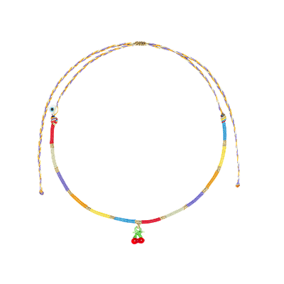 Rainbow Threaded Necklace