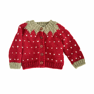Strawberry Cardigan