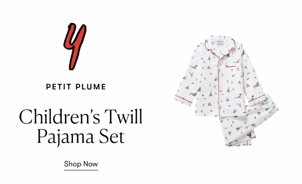 Children's Twill Pajama Set