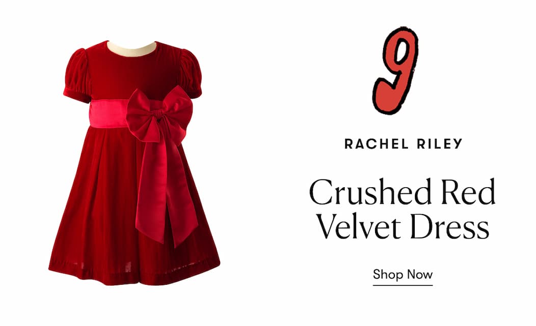 Crushed Red Velvet Dress