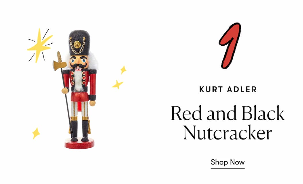 15-Inch Hollywood Red And Black Soldier Nutcracker