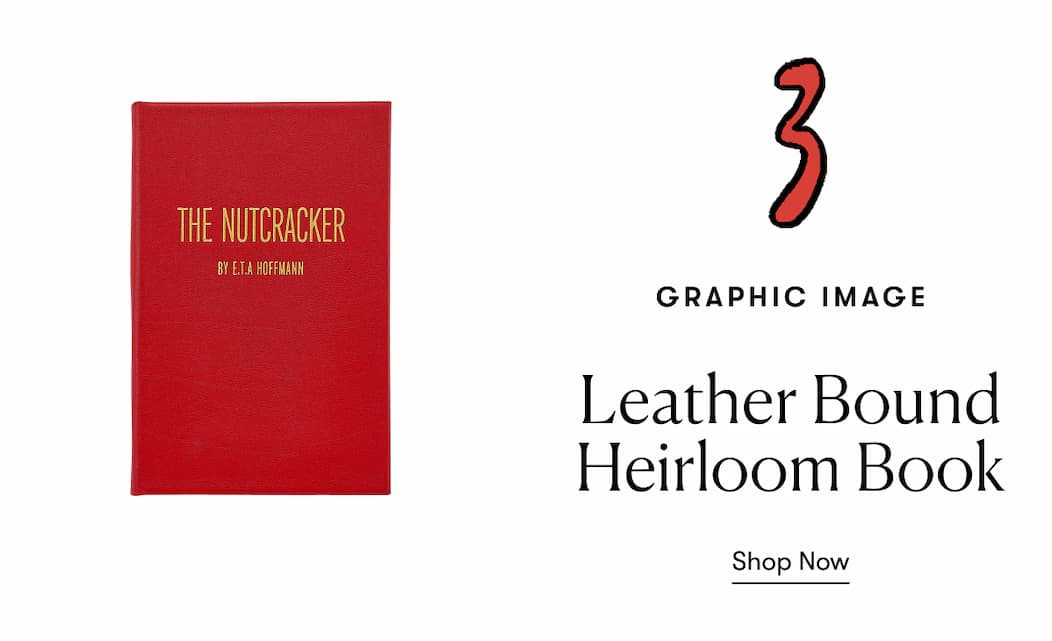 The Nutcracker Leather Bound Classic Heirloom Book