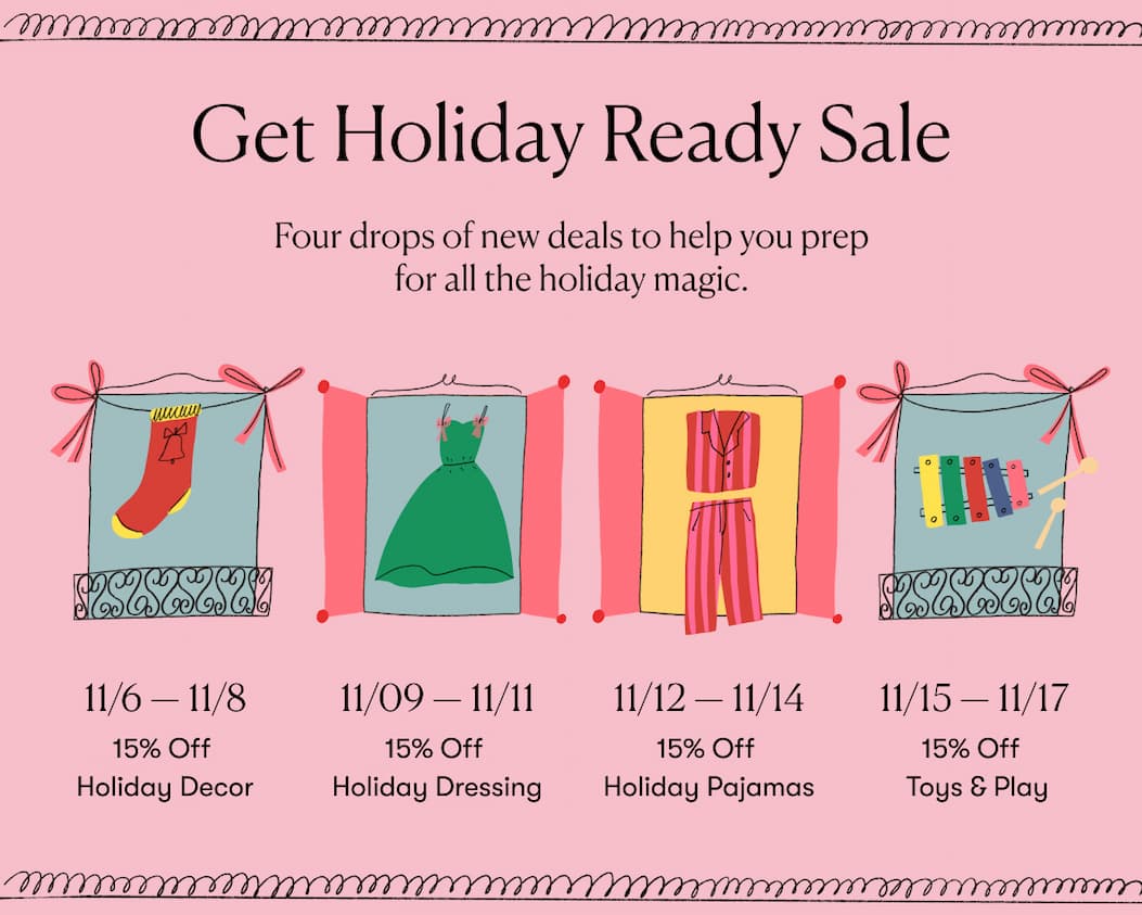 Get Holiday Ready Sale