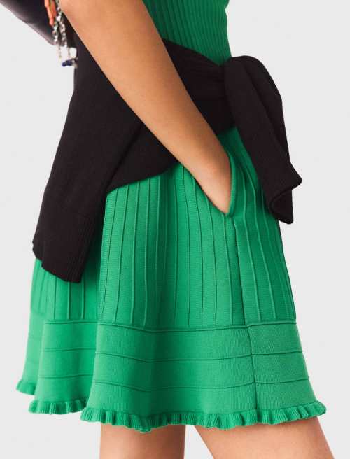 Knit skater dress