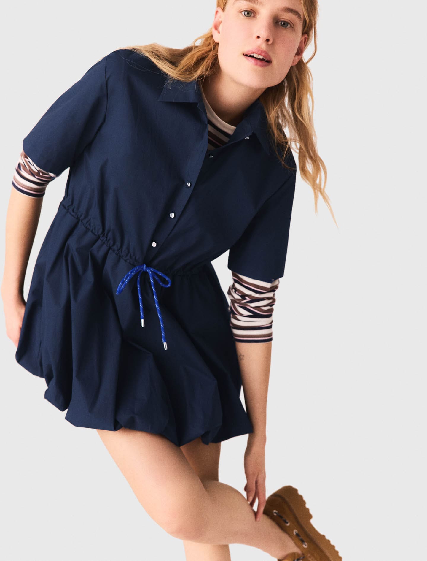 navy blue dress