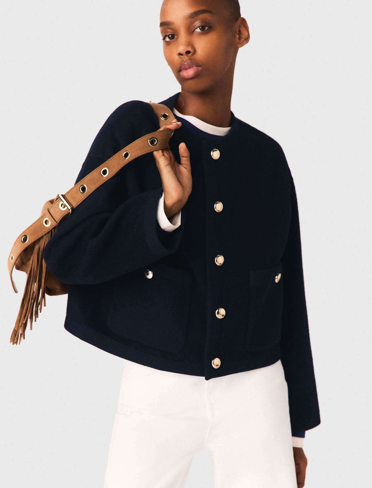 navy blue jacket