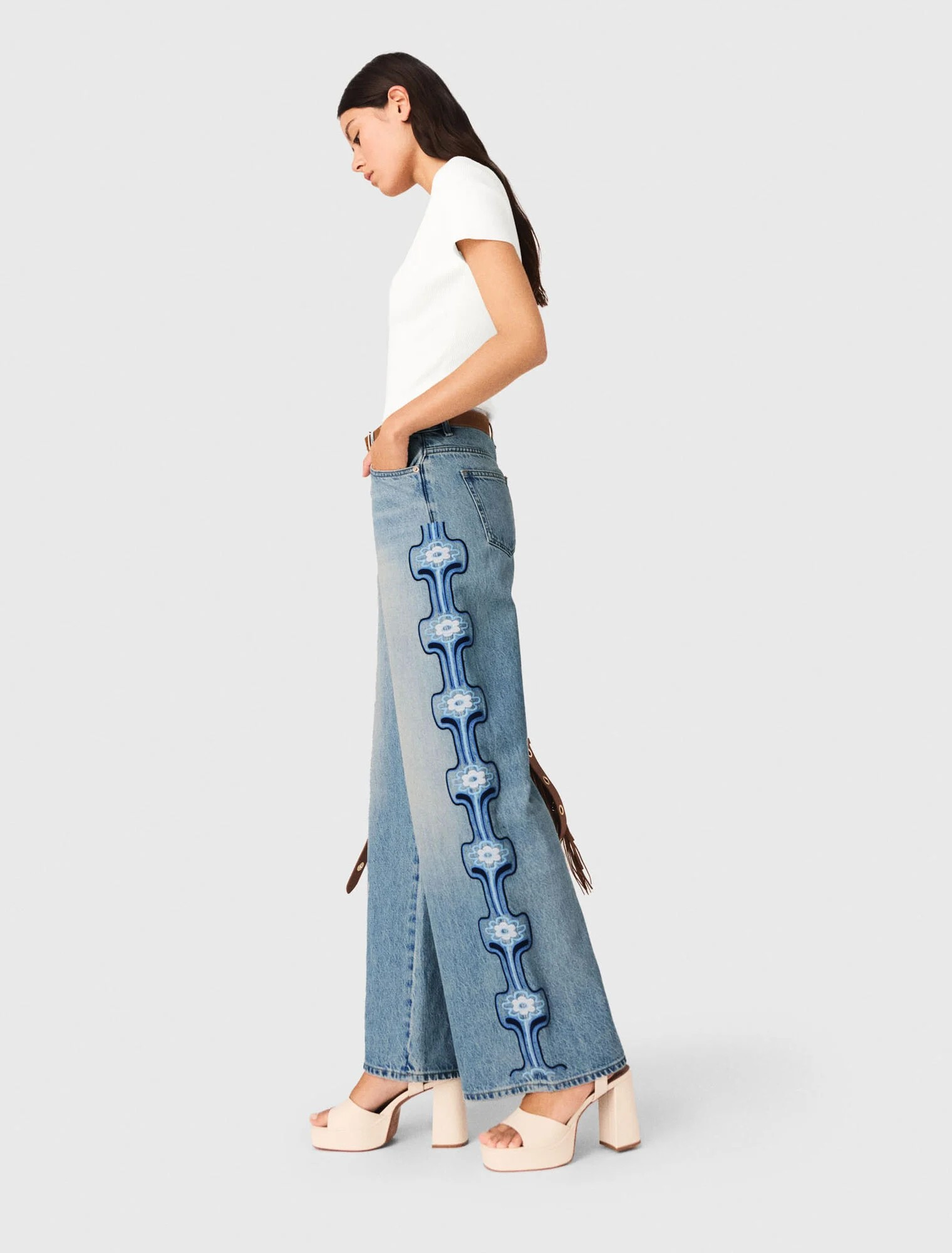 Satin long dress