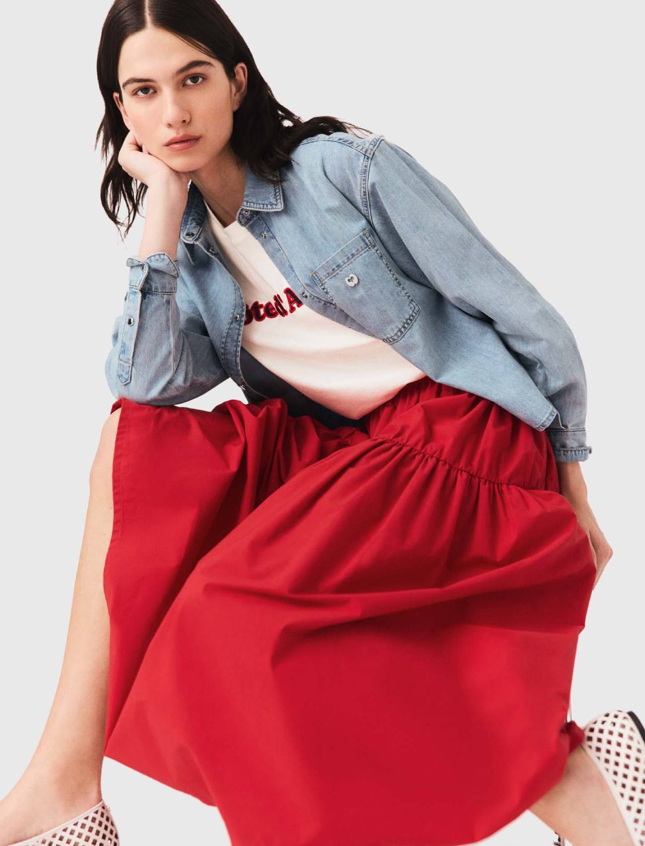 Denim shirt