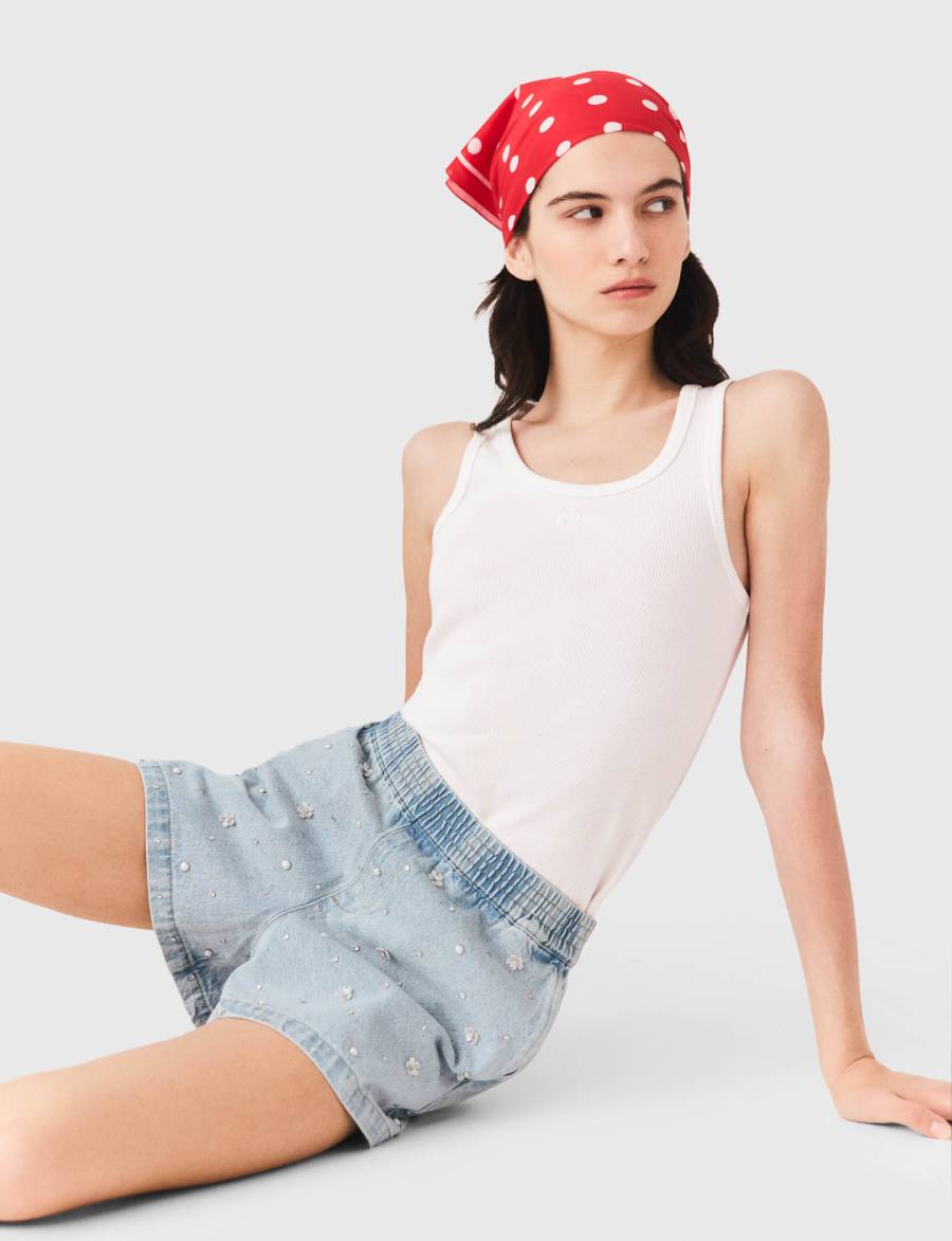 White tank top