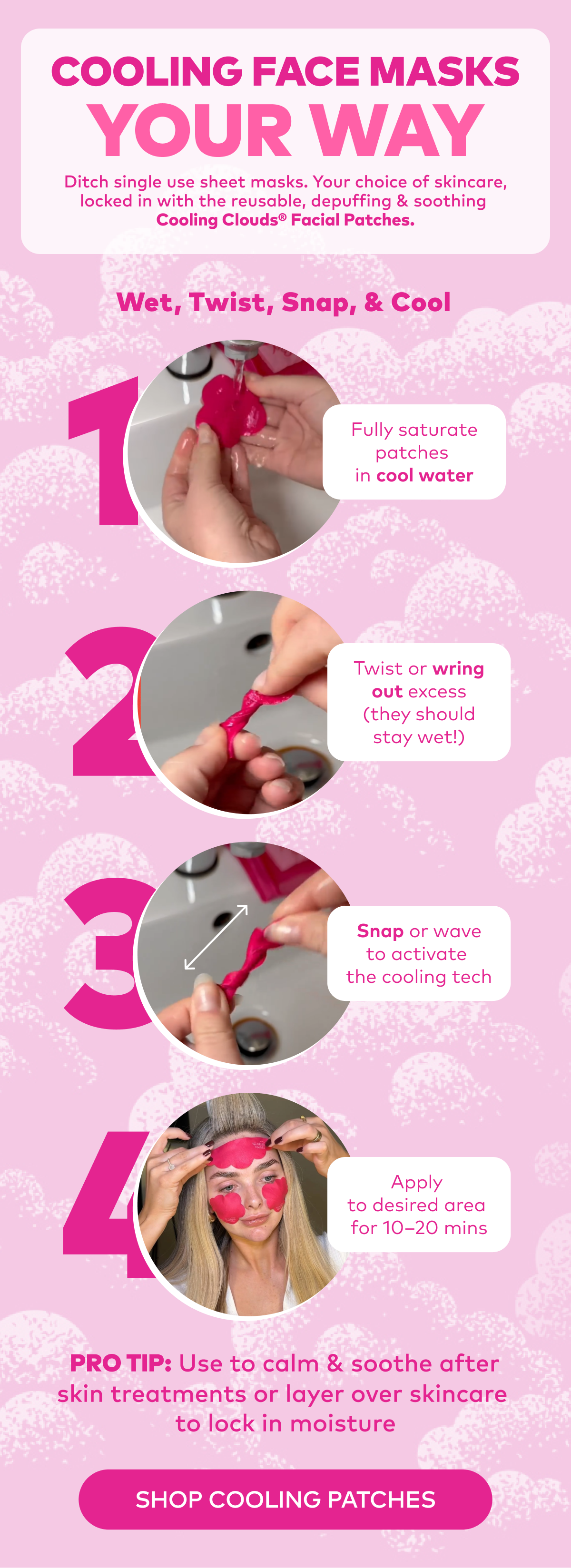 Cooling face masks your way