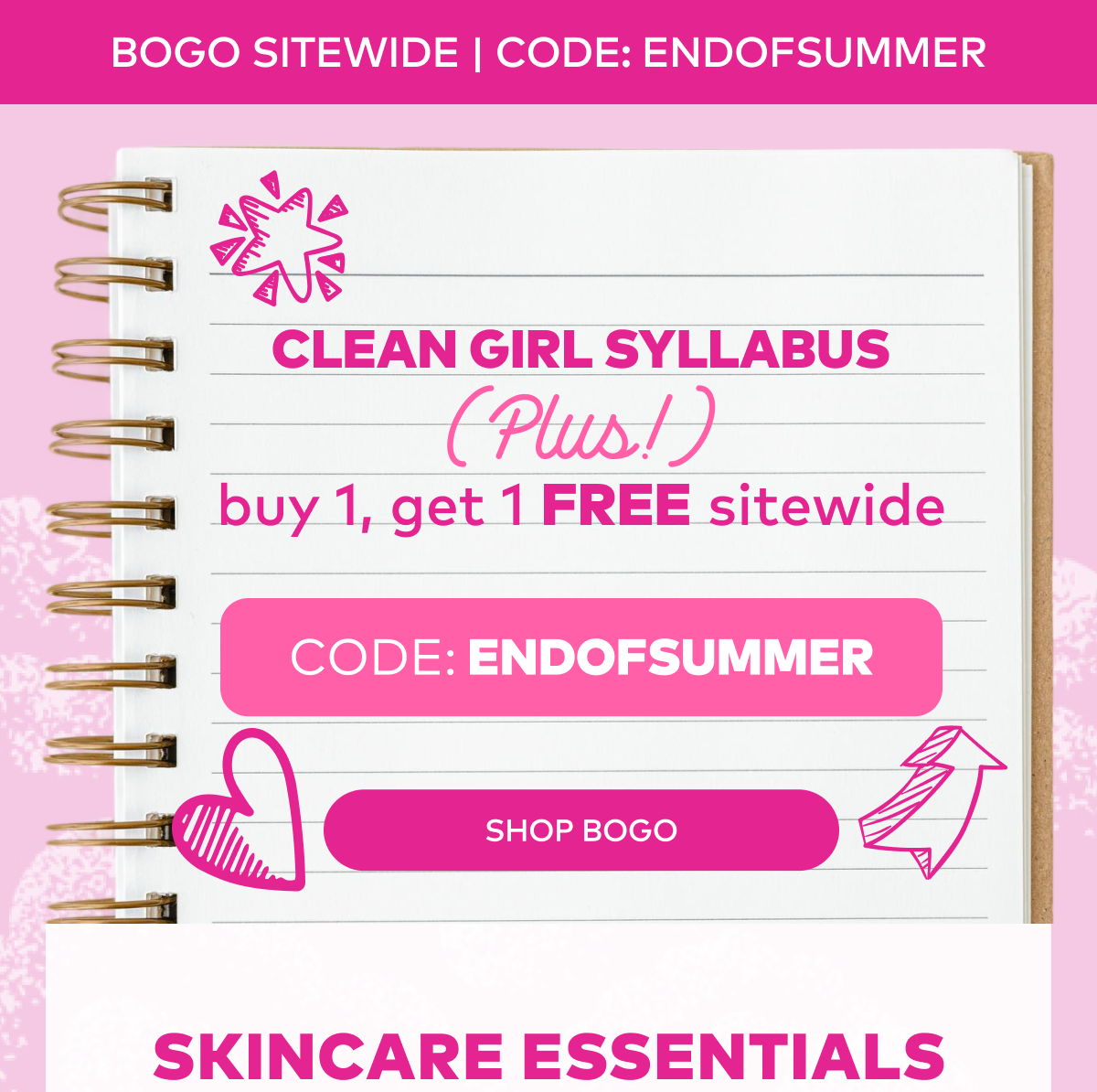 Buy 1 get 1 free sitewide 