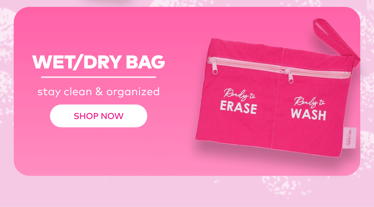 Wet/Dry Bag: Stay clean & organized