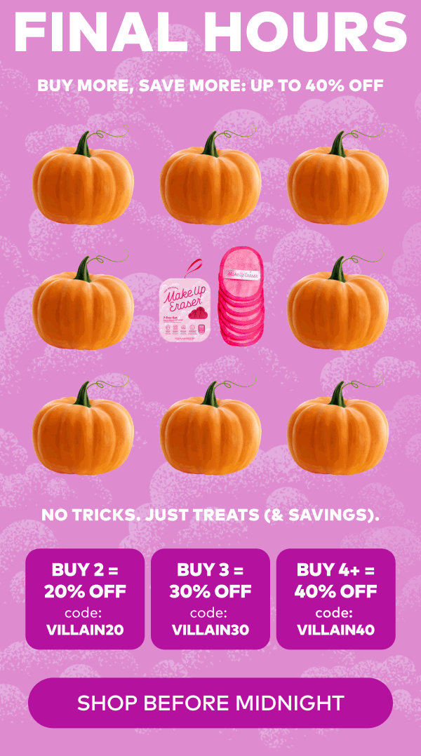 Final Hours: Buy More, Save More: Up To 40% OFF