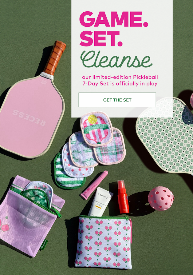 Game. Set. Cleanse. Our limited-edition Pickleball set is here. 