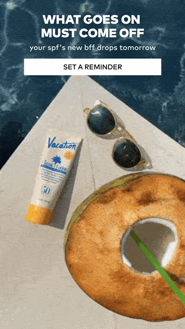 Your spf's new bff drops tomorrow