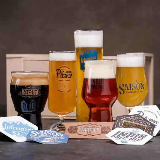 Personalized Barware Crate