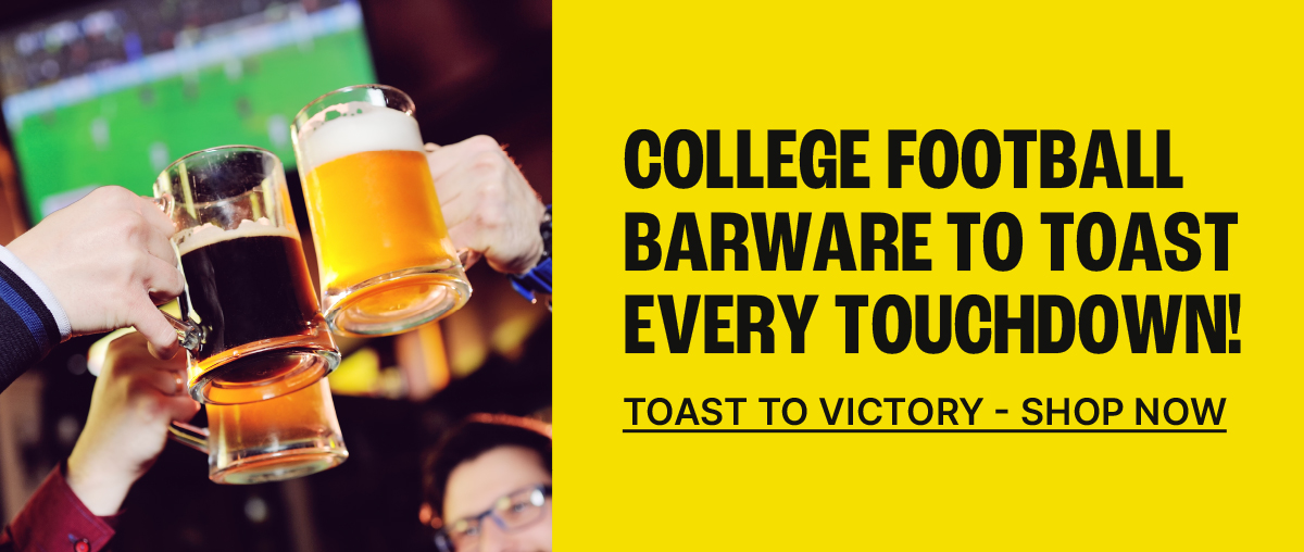 College Football Barware to Toast Every Touchdown! Toast to Victory – Shop Now!