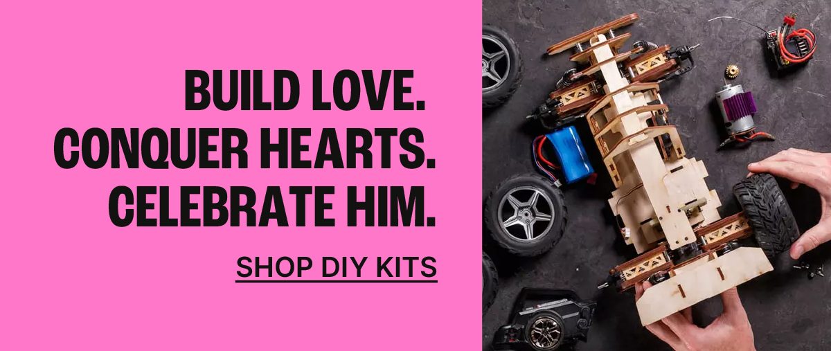 Build Love. Conquer Hearts. Celebrate Him. Shop DIY Kit