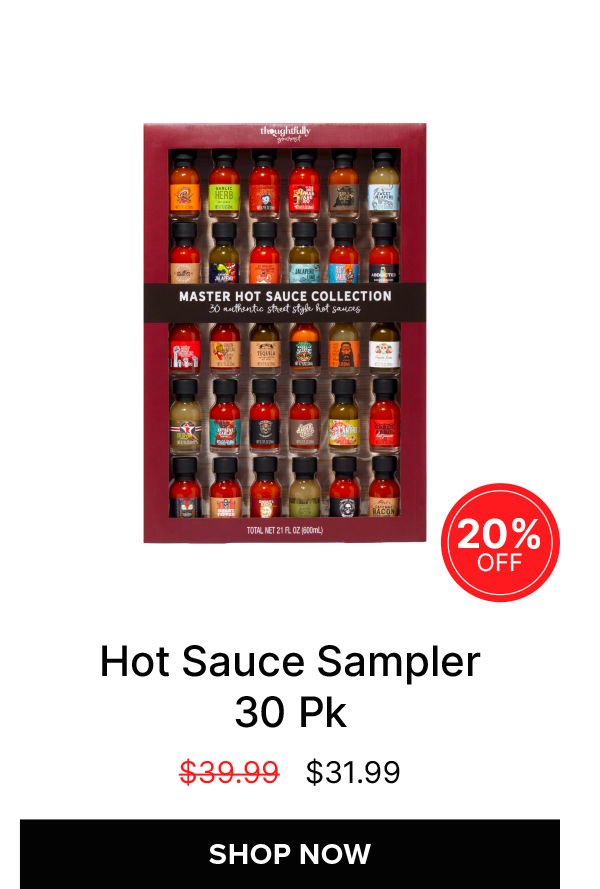 Hot Sauce Sampler 30 Pk