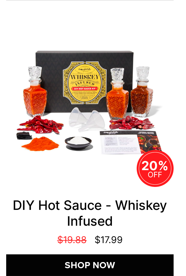 DIY Hot Sauce - Whiskey Infused