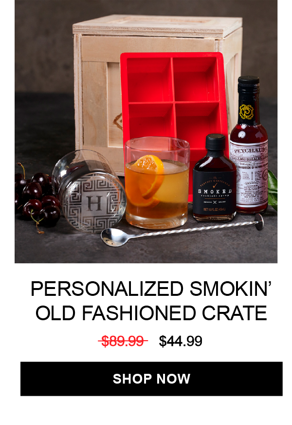 Personalized Smokin' Old Fashioned Crate
