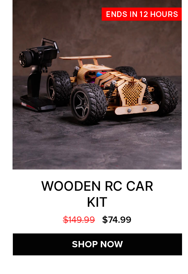 Wooden RC Car Kit