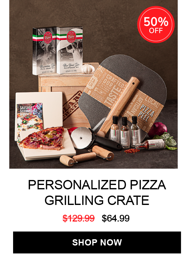 Personalized Pizza Grilling Crate