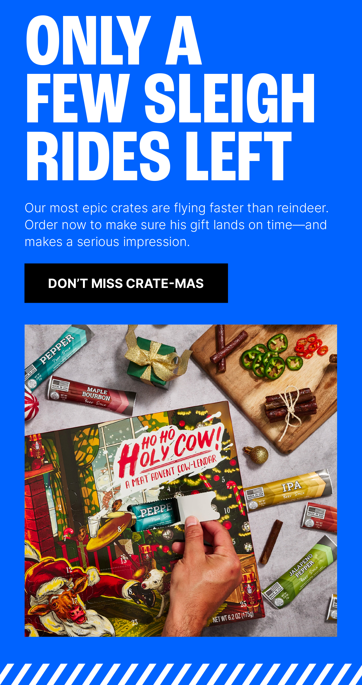 Man Crates Christmas
