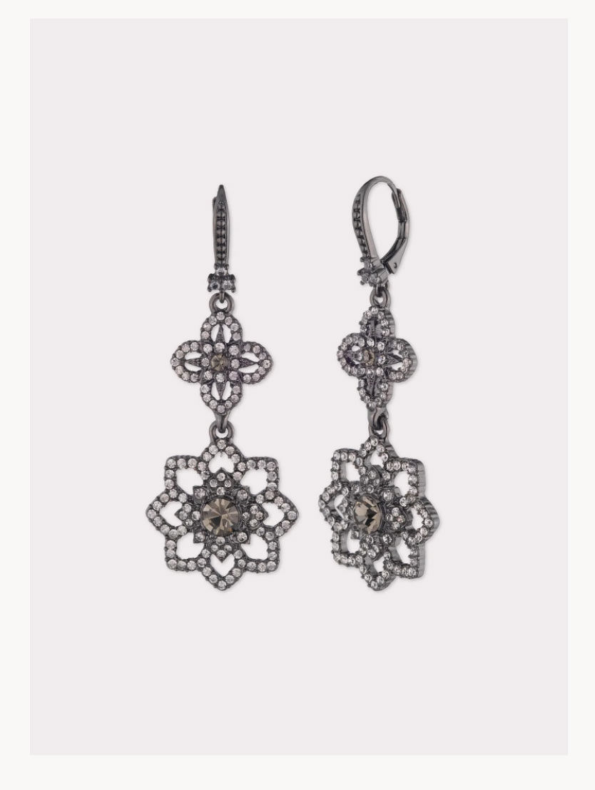  Lace Double Drop Earring