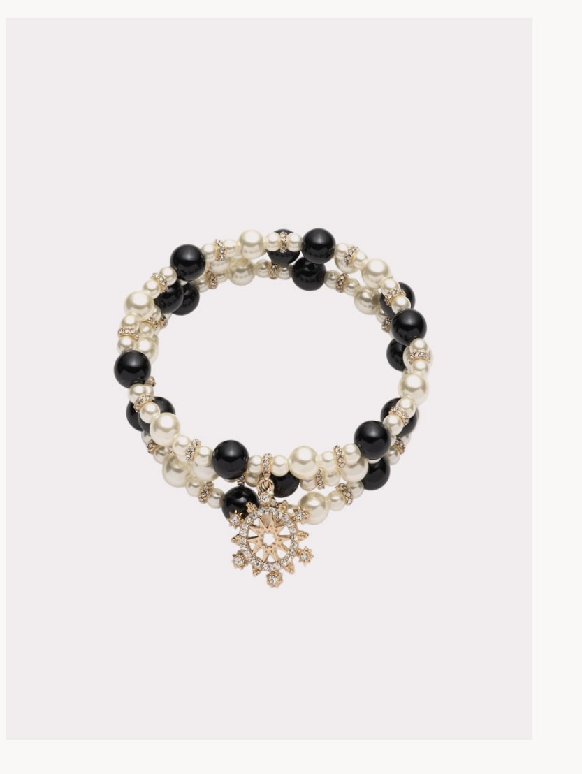 Orbital Pearl Earring