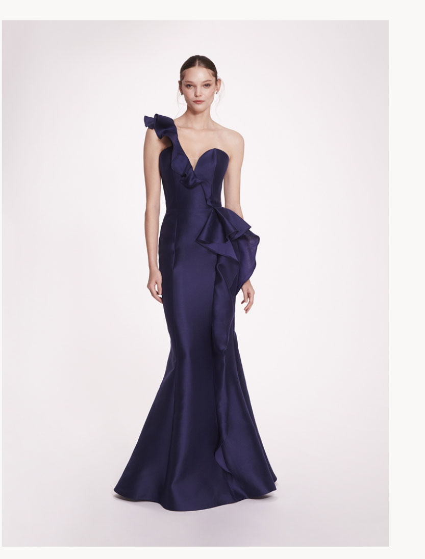 Silk Mikado Gown
